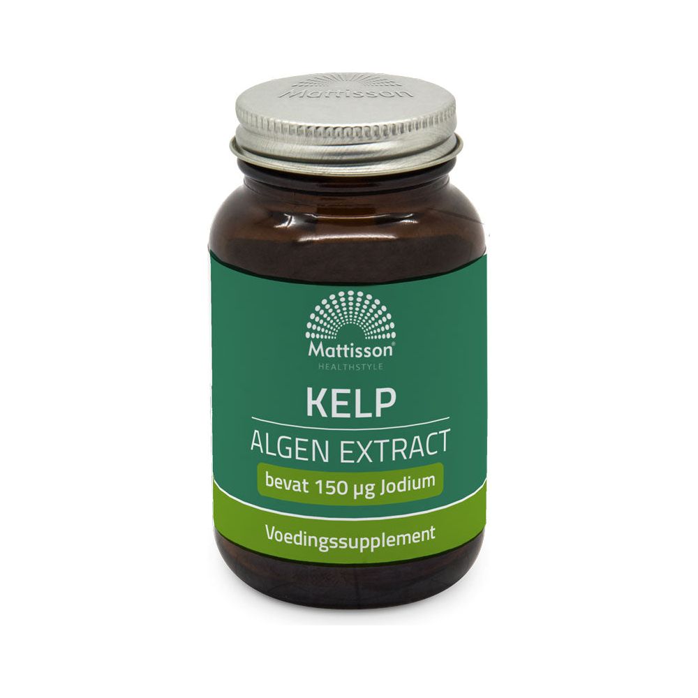 Kelp Algen extract met Jodium 75mg - 200 tabletten Supplement Mattisson   