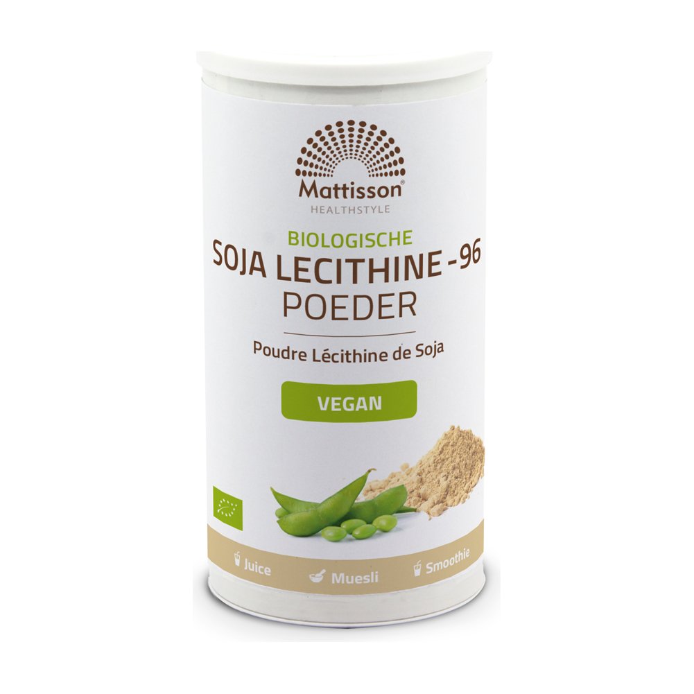 Biologische Soja Lecithine-96 poeder - 200 g Supplement Mattisson   