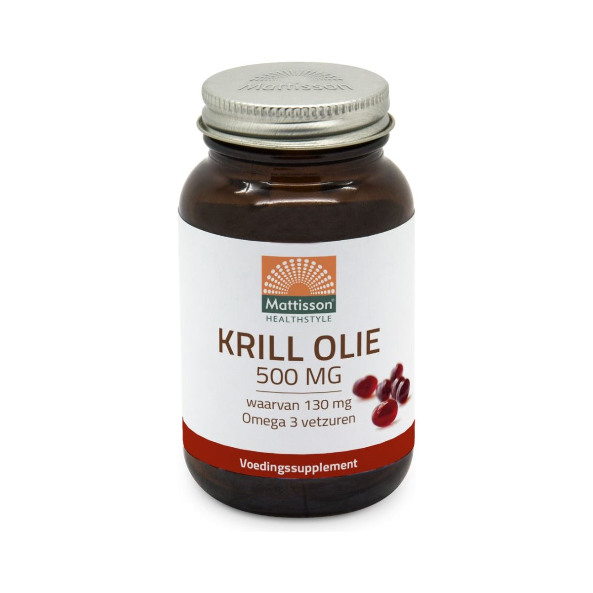 Krill olie Omega 3 - 500mg - 60 capsules Supplement Mattisson   