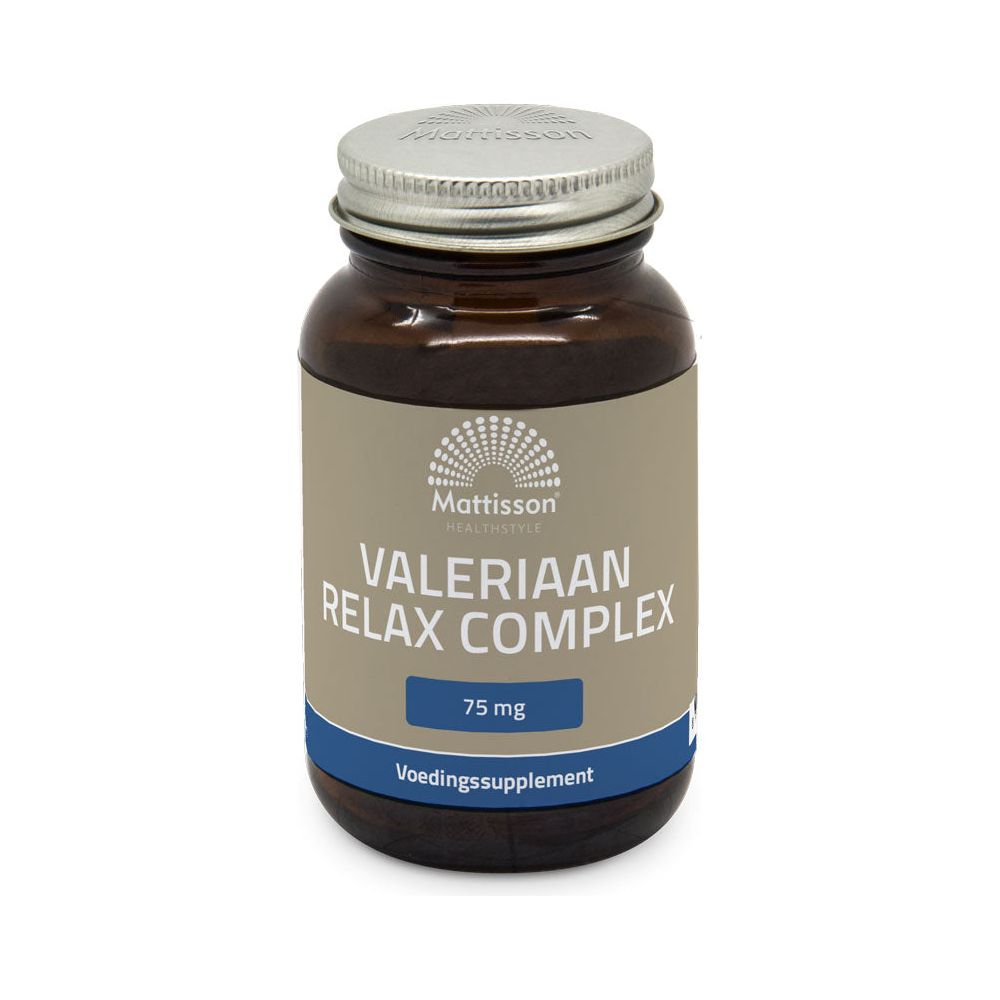 Valeriaan Relax Complex 75 mg - 60 capsules Supplement Mattisson   