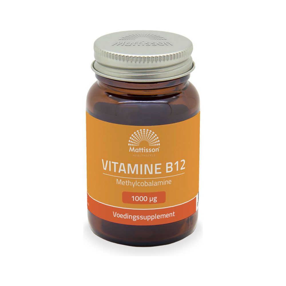 Vitamine B12 - 1000 mcg - 60 zuigtabletten Supplement Mattisson   