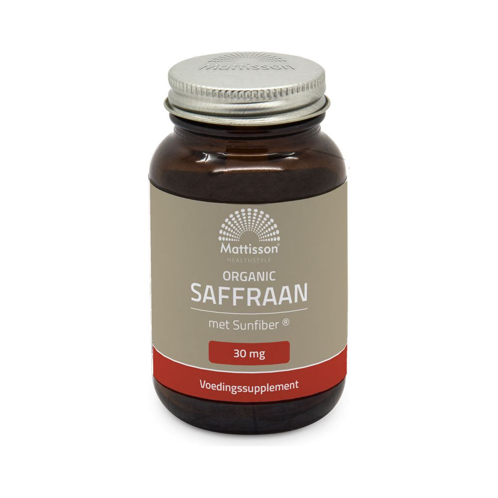 Biologisch Saffraan met Sunfiber ® - 60 capsules Supplement Mattisson   