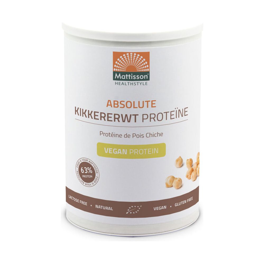 Kikkererwt proteïne poeder 63% - 400 g Supplement Mattisson   