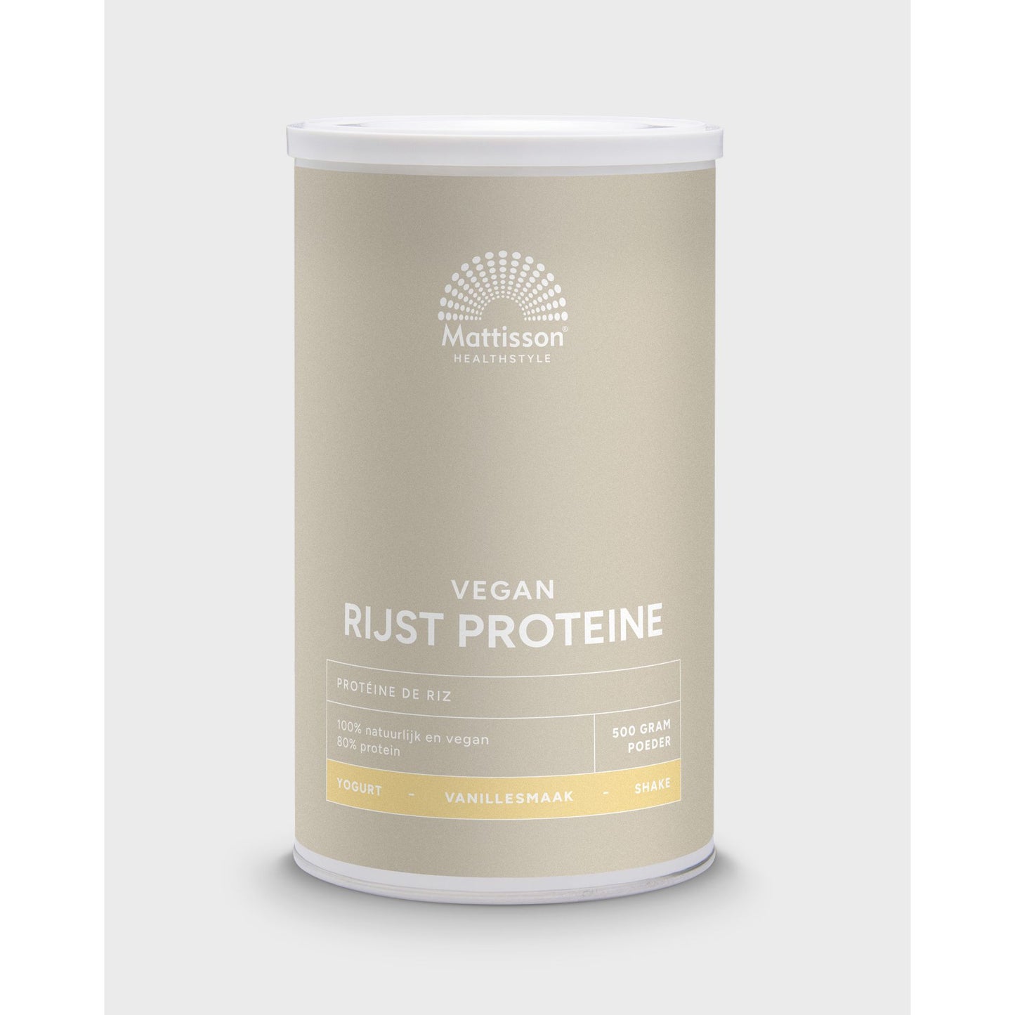 Rijst Proteïne poeder 80% - Vanille - 500 g Supplement Mattisson Default Title
