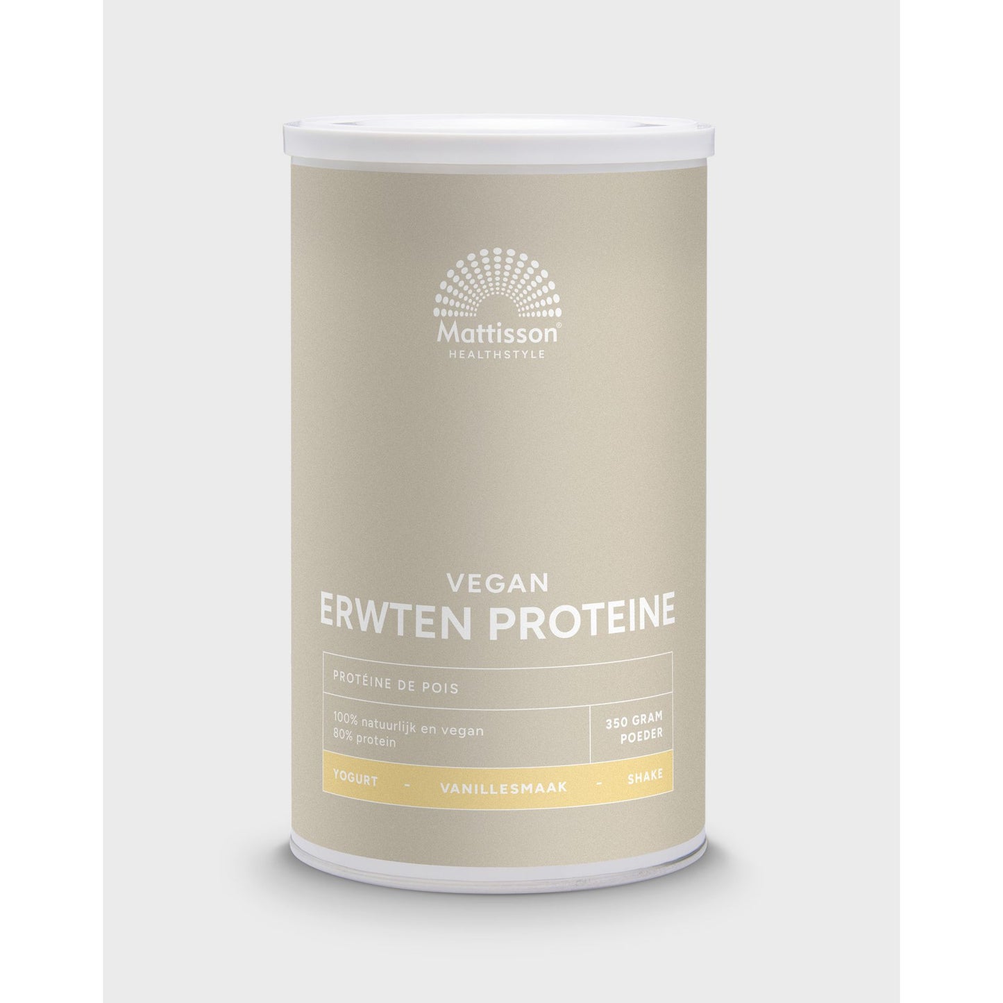 Erwten Proteïne Vanille 77% - 350 g Supplement Mattisson Default Title