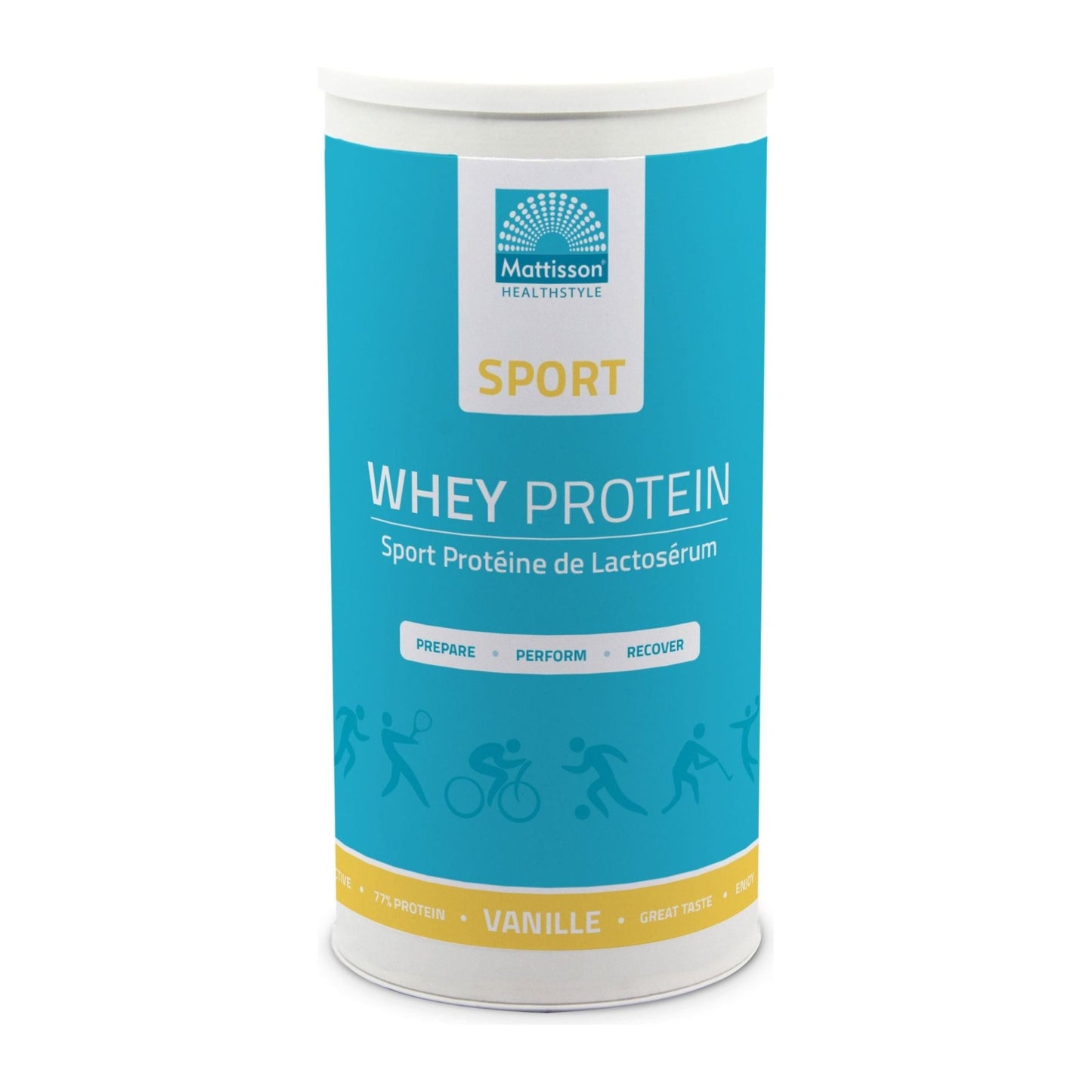 Sport Wei Proteïne poeder 78% - Vanille - 450 g Supplement Mattisson   