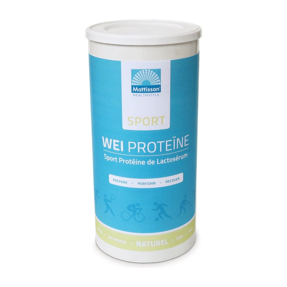 Sport Wei Proteïne poeder 80% - Naturel - 450 g Supplement Mattisson   