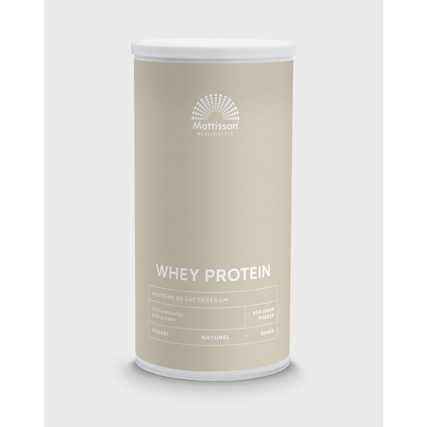 Sport Wei Proteïne poeder 80% - Naturel - 450 g Supplement Mattisson Default Title