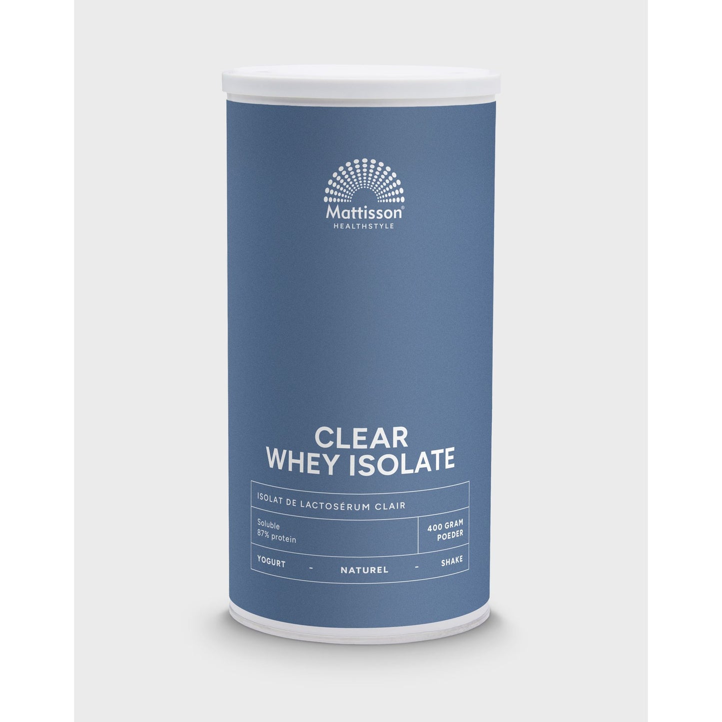 Clear Whey poeder - Naturel - 400 gram Supplement Mattisson Default Title