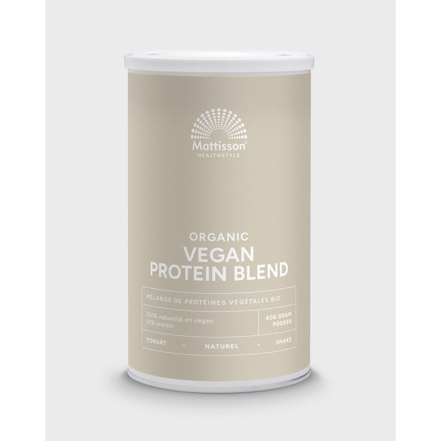 Biologische Vegan Proteïne Blend poeder 67% - 400 g Supplement Mattisson Default Title