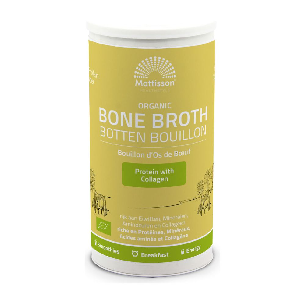 Biologische Runder Botten Bouillon - Beef Bone Broth - 180 g Supplement Mattisson   