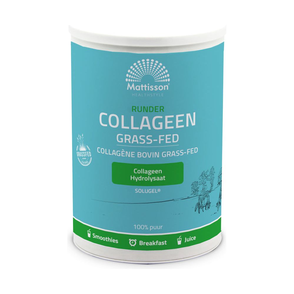 Runder Collageen Poeder Solugel® - Grass-Fed - 300 g Supplement Mattisson   