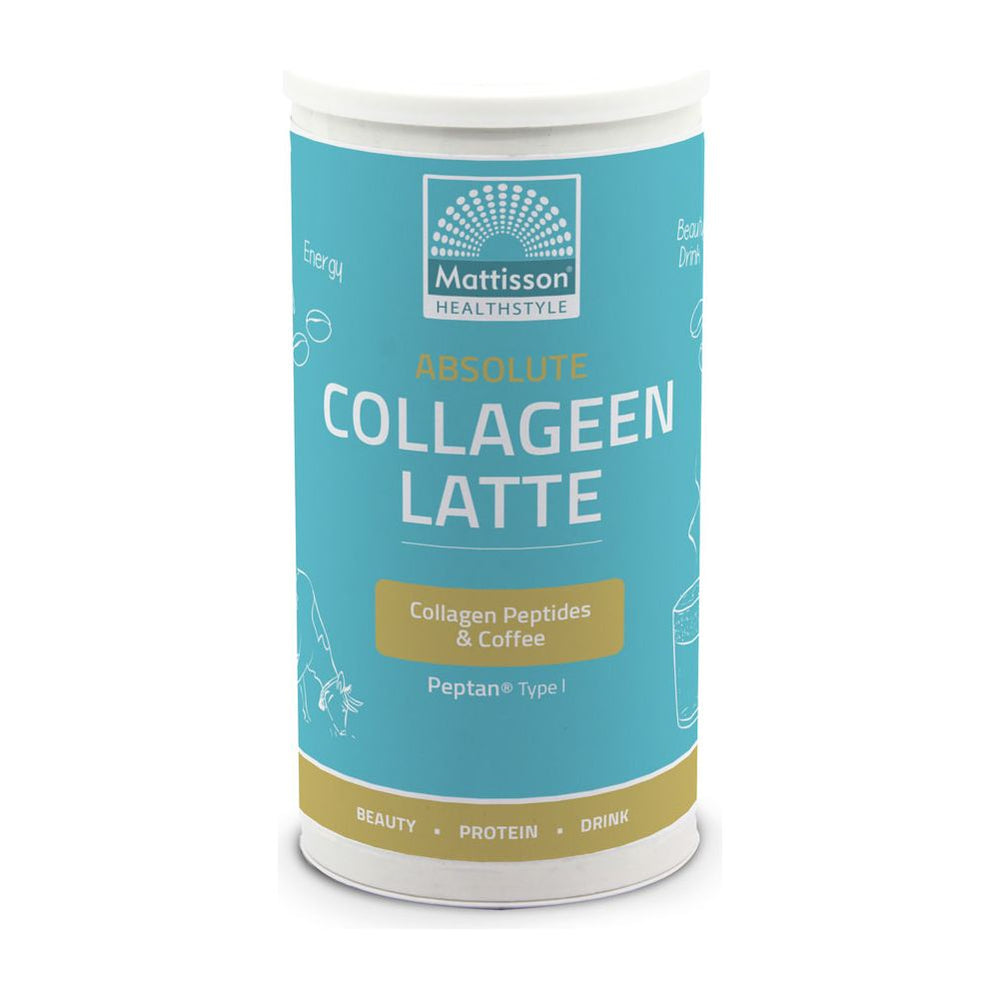 Collageen Latte - Cappuccino smaak - 180 g Supplement Mattisson   