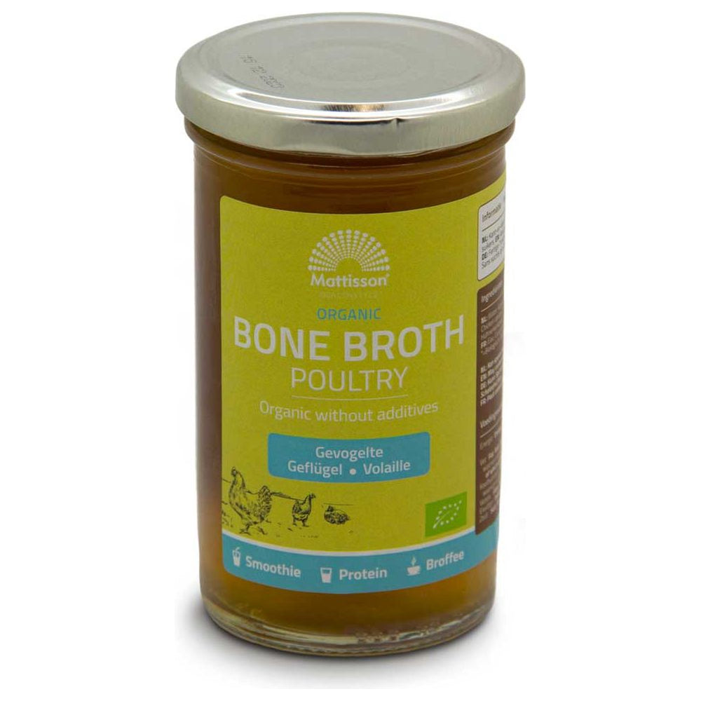 Biologische Botten Bouillon Gevogelte - Bone Broth Poultry - 240ml Supplement Mattisson   