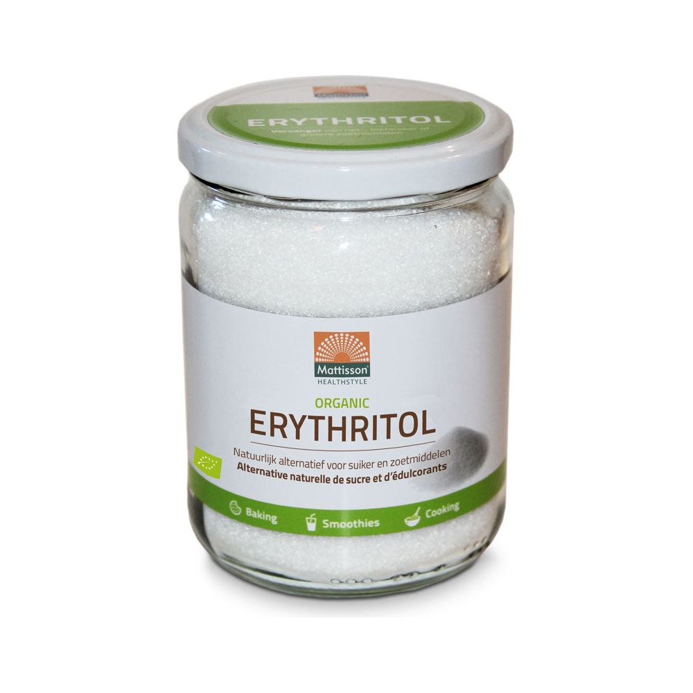 Biologische Erythritol - 400 g Supplement Mattisson   