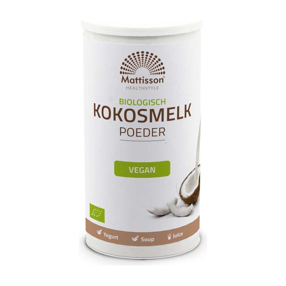 Biologische Kokosmelk poeder - 200 g Supplement Mattisson   