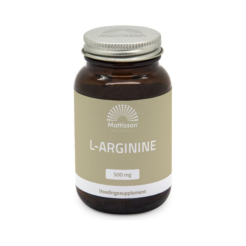 L-Arginine 500 mg - 60 capsules Supplement Mattisson   