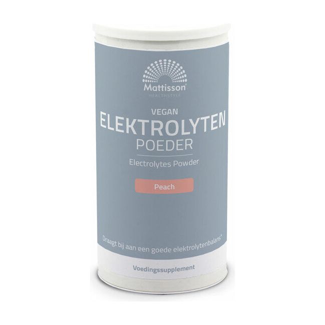 Elektrolyten Poeder Peach - Electrolytes - 300g Supplement Mattisson   