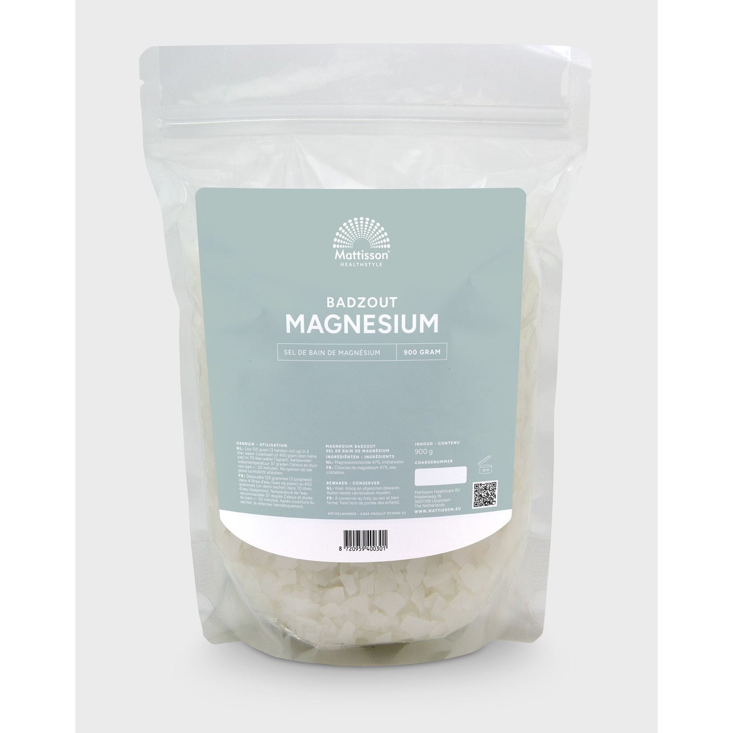 Magnesium Badzout - 900 gram Supplement Mattisson Default Title