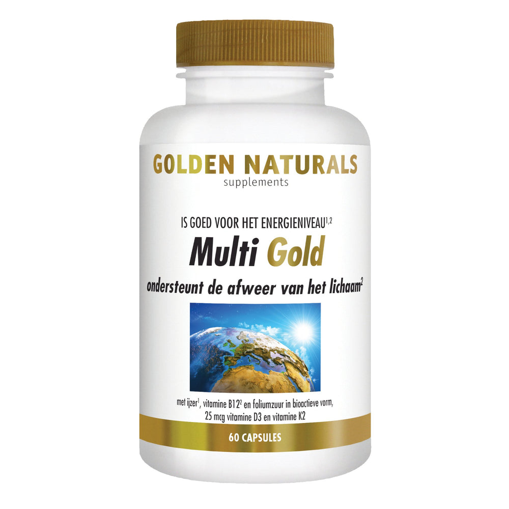 Multi Gold - 60 - vegetarische capsules Supplement Golden Naturals   