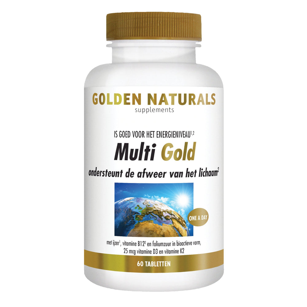 Multi Gold - 60 - vegetarische tabletten Supplement Golden Naturals   