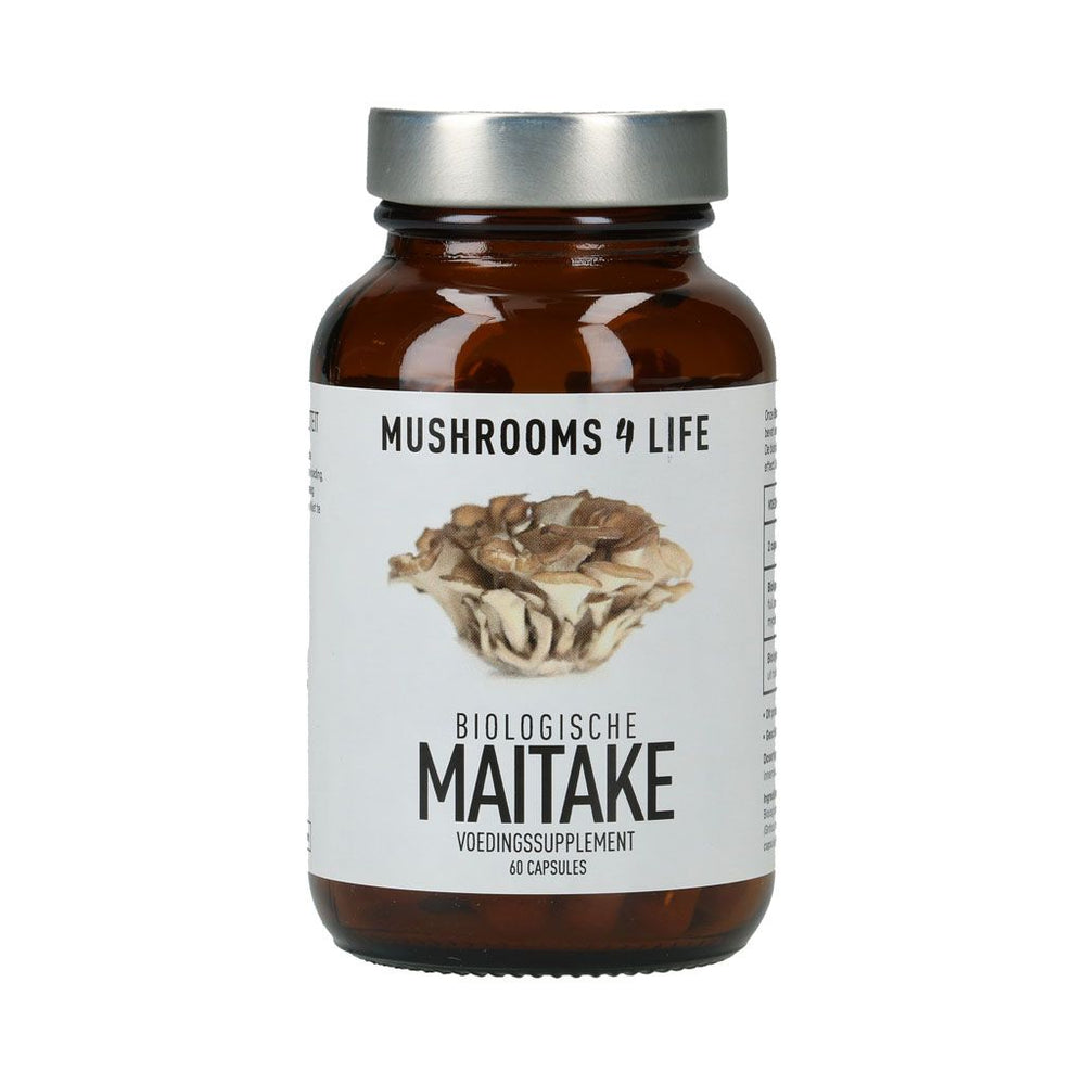 Maitake Paddenstoelen Capsules Bio (Mushrooms4Life) 60caps Mushrooms 4 Life