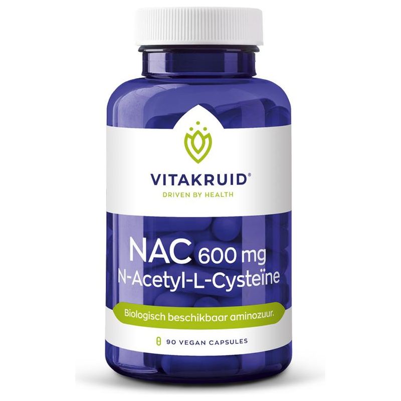 Vitakruid NAC 600 mg N-Acetyl-L-Cysteine Supplement Vitakruid   