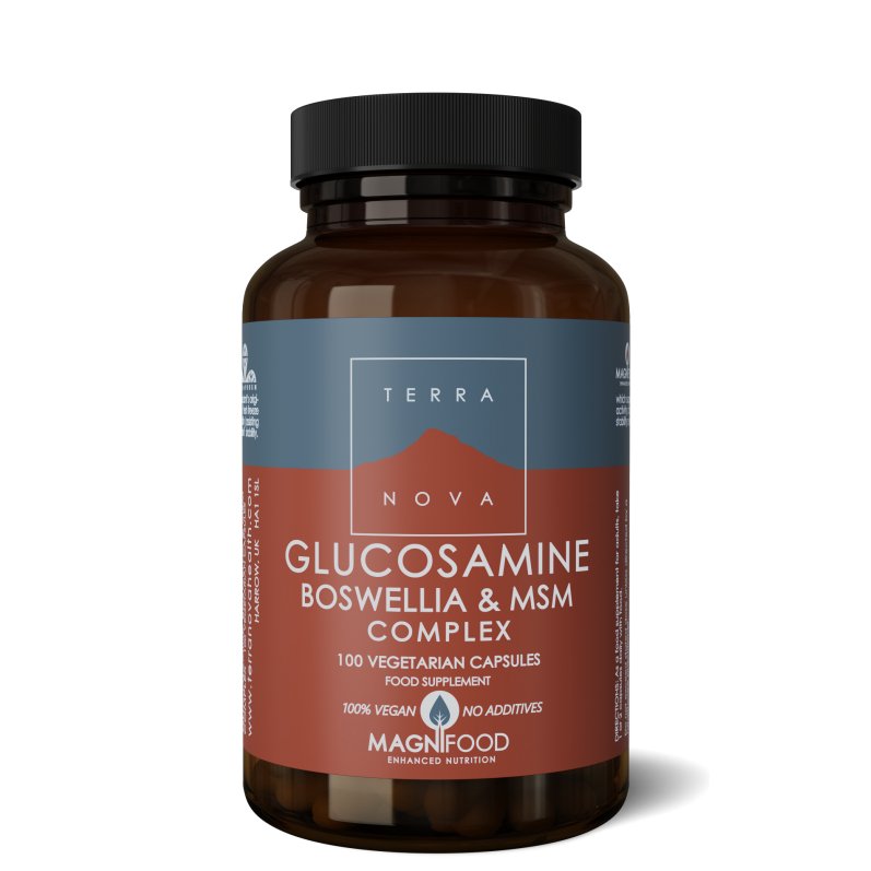 Glucosamine Boswellia & MSM Complex | 100 capsules Supplement Terranovabenelux   