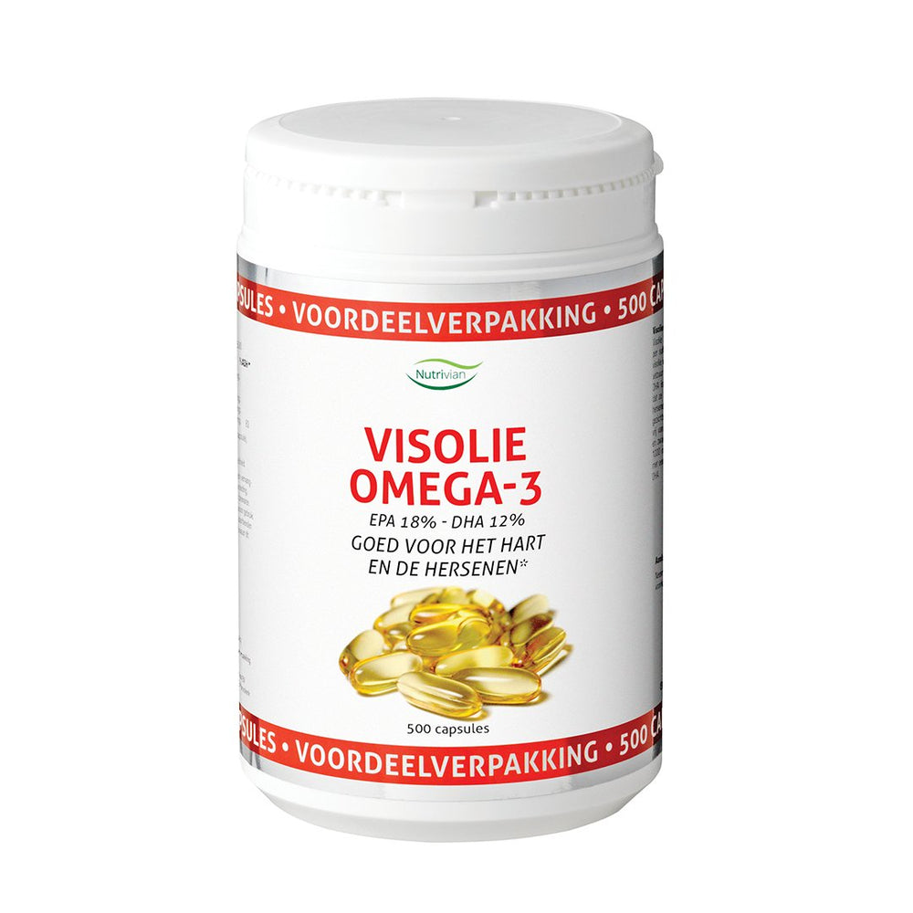 Nutrivian Visolie Omega-3 (500st) Supplement Nutrivian   