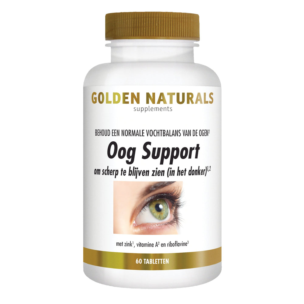 Oog Support - 60 - veganistische tabletten Supplement Golden Naturals   