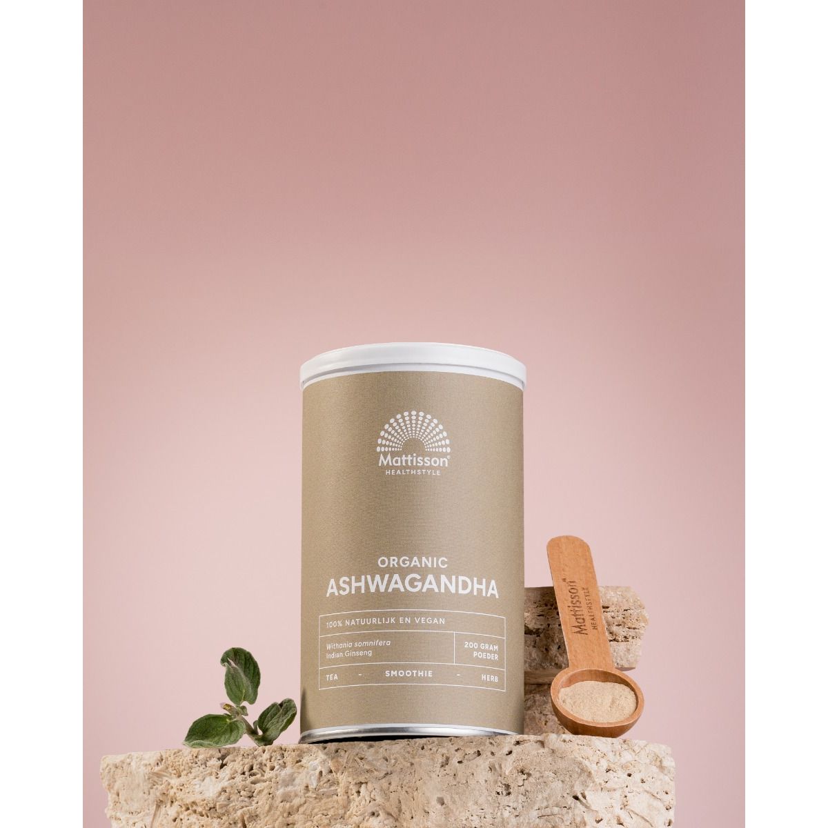 Biologische Ashwagandha poeder - 200 g Supplement Mattisson