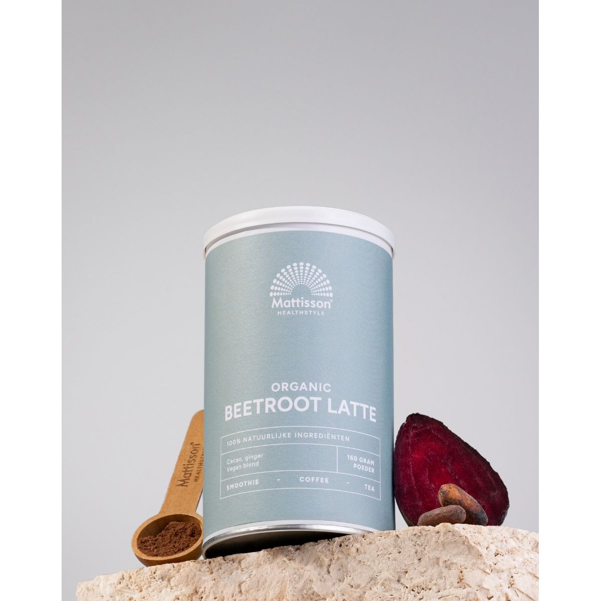 Biologische Beetroot Latte - Gember Cacao Supplement Mattisson