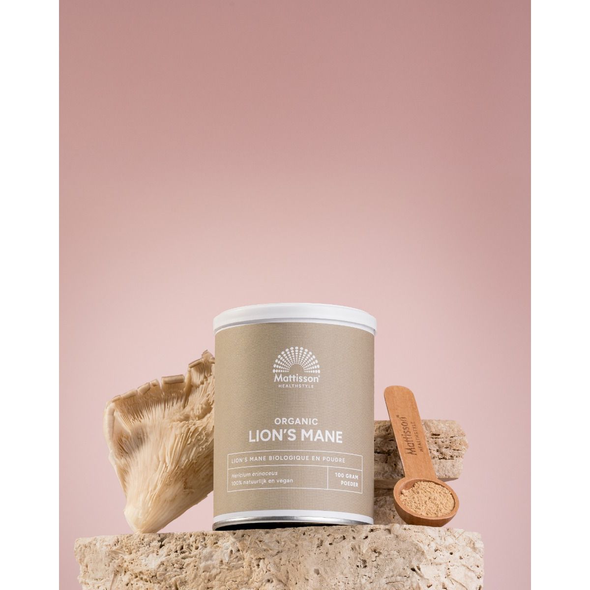 Biologische Lion's Mane poeder - 100 g Supplement Mattisson