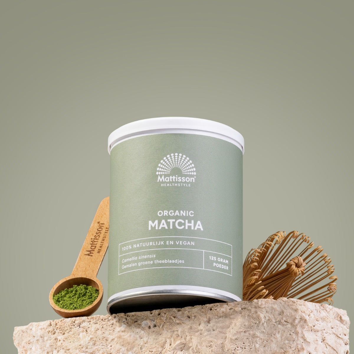 Biologische Matcha poeder - 125 g Supplement Mattisson