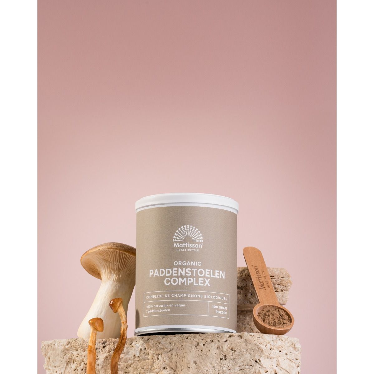 Biologisch Paddenstoelen Complex - 100 gram Supplement Mattisson