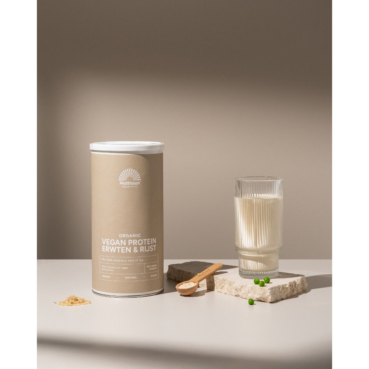 Biologisch Vegan proteïne poeder - Erwten & Rijst - 500 g Supplement Mattisson