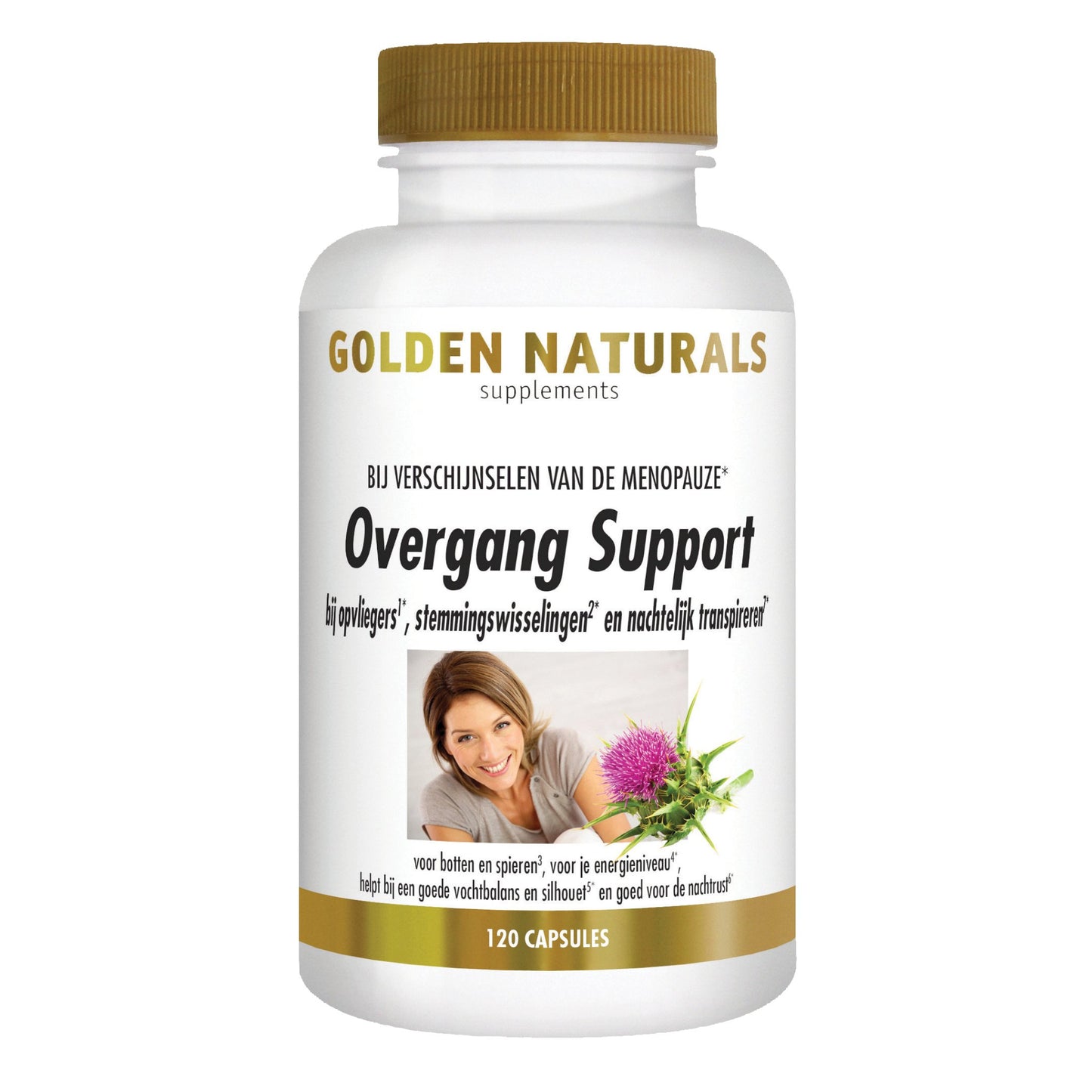 Overgang Support - 120 - vegetarische capsules Supplement Golden Naturals   