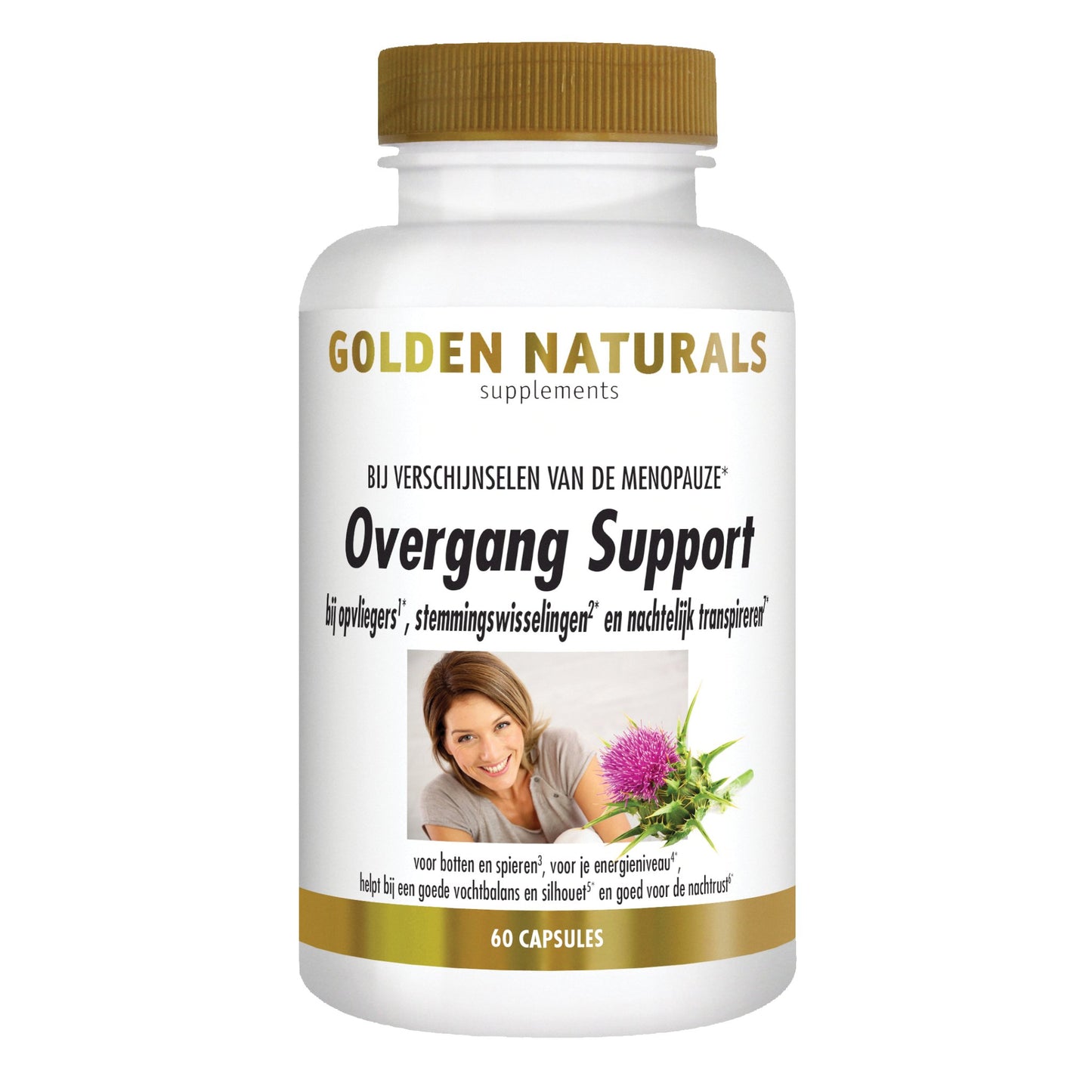 Overgang Support - 60 - vegetarische capsules Supplement Golden Naturals   