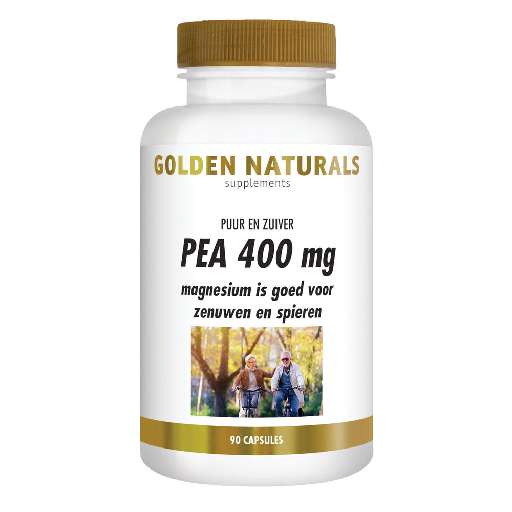 PEA 400 mg - 90 - veganistische capsules Supplement Golden Naturals   