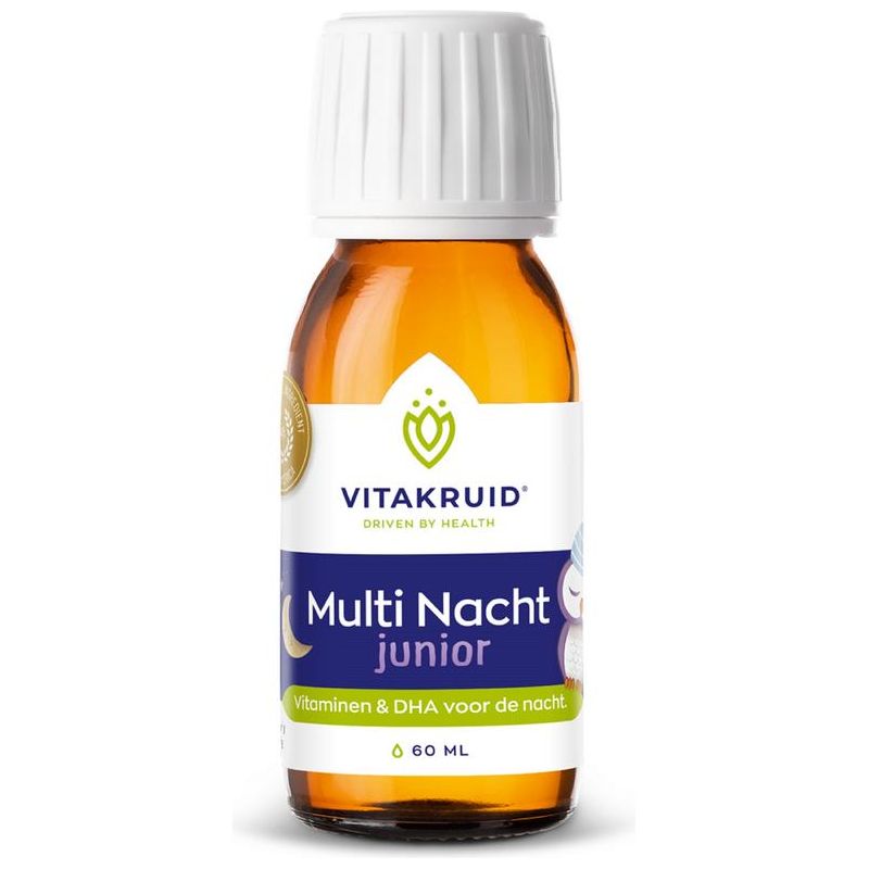 Vitakruid Multi nacht junior (60ml) Supplement Vitakruid   