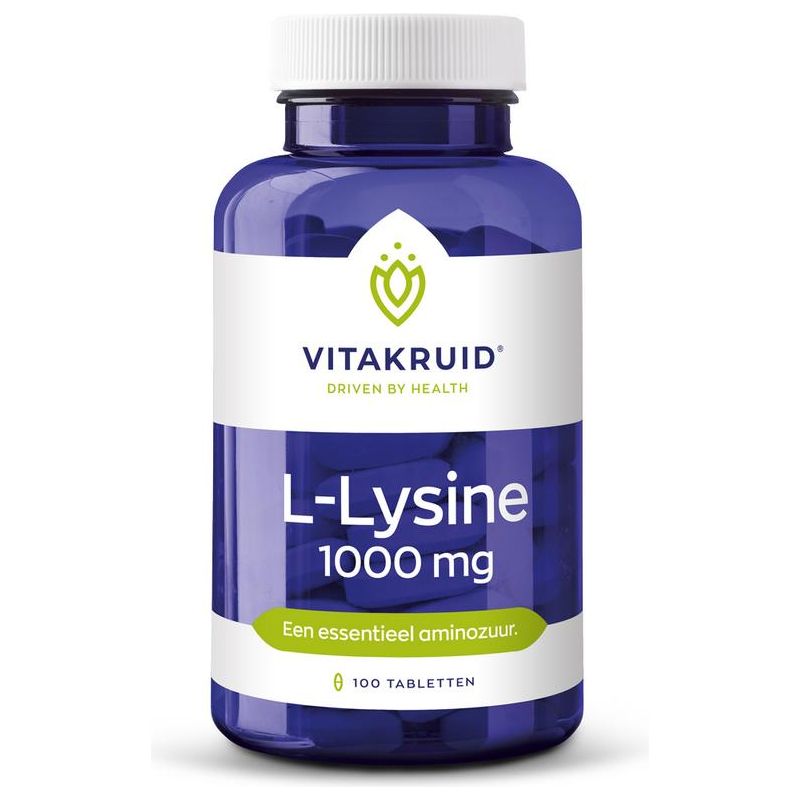 Vitakruid L-Lysine 1000 mg (100st.) Supplement Vitakruid   