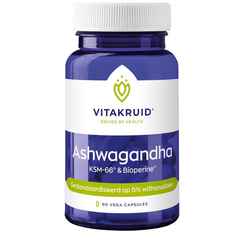 Vitakruid Ashwagandha KSM-66 & bioperine Supplement Vitakruid   