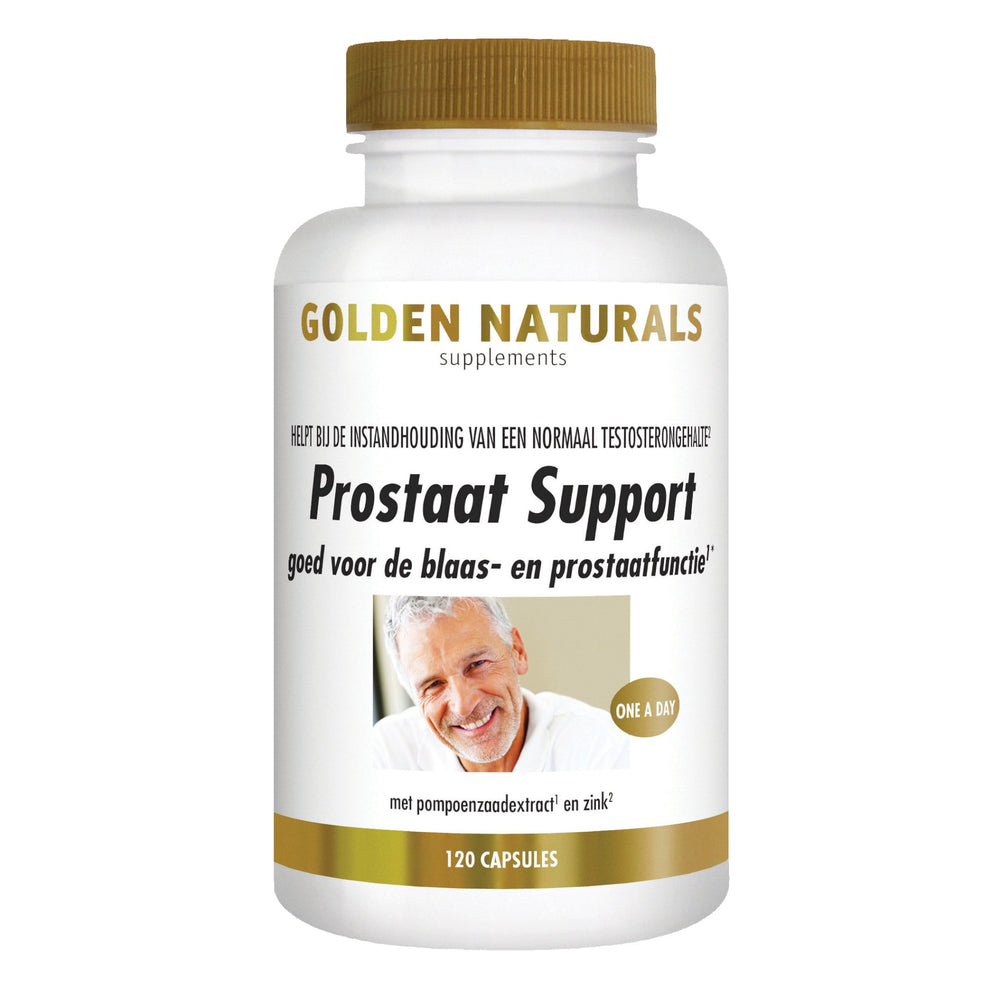 Prostaat Support - 120 - veganistische capsules Supplement Golden Naturals   