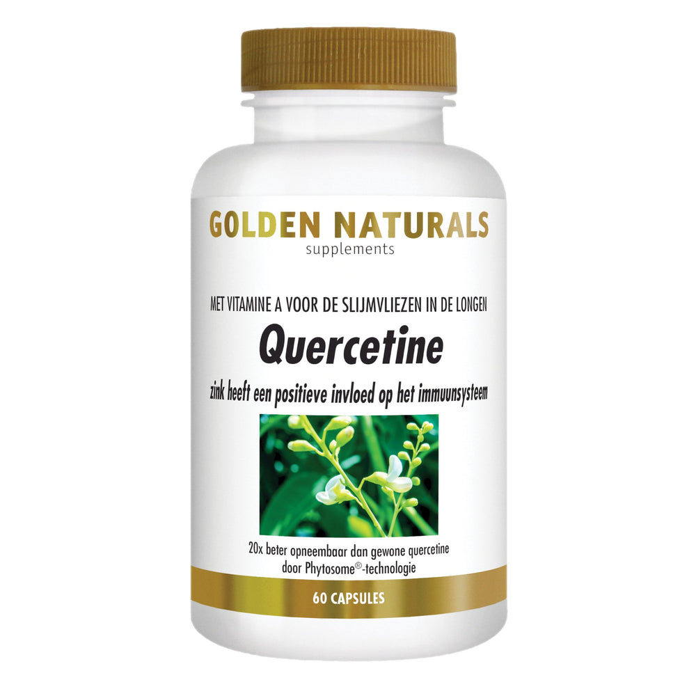 Quercetine - 60 - veganistische capsules Supplement Golden Naturals   