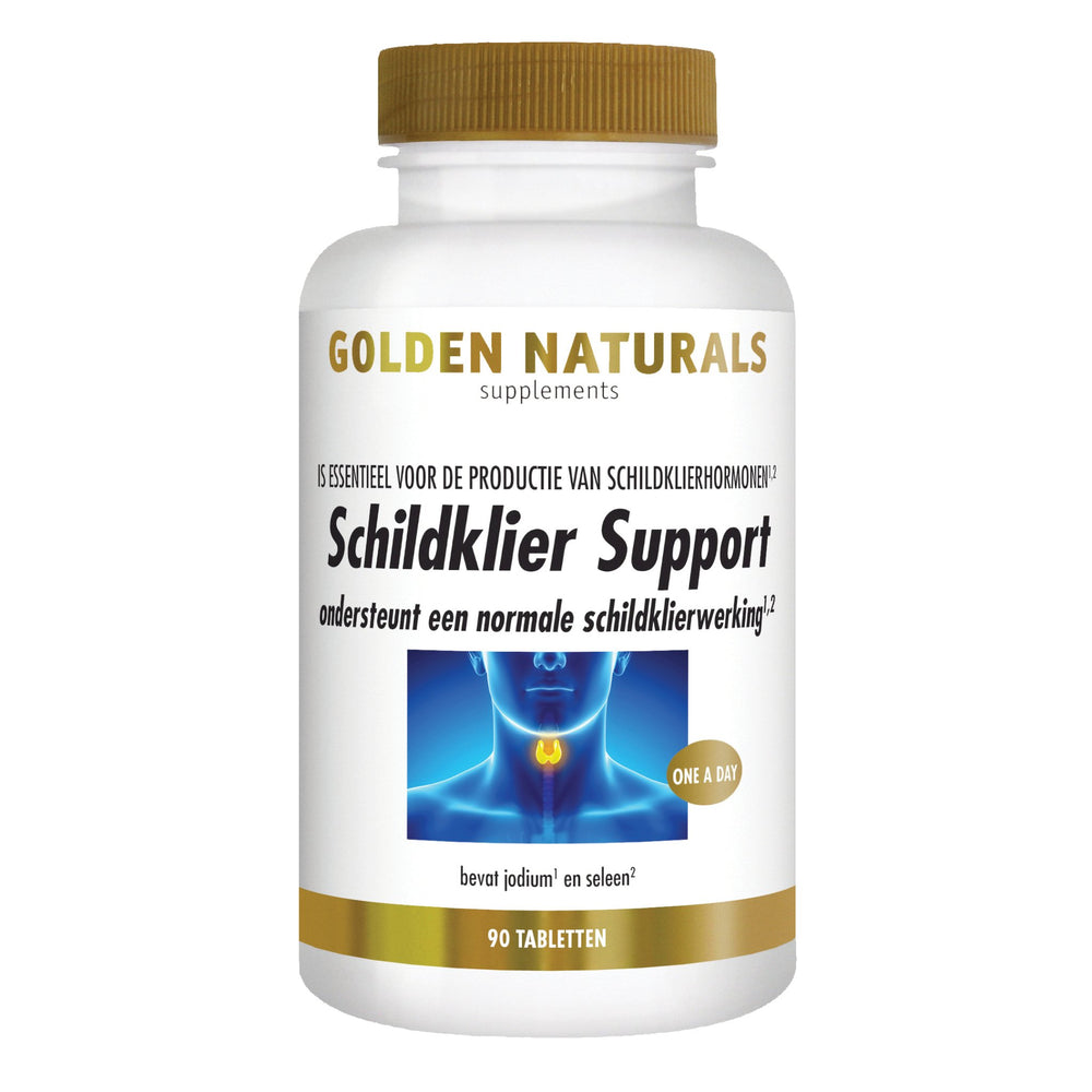 Schildklier Support - 90 - tabletten Supplement Golden Naturals   