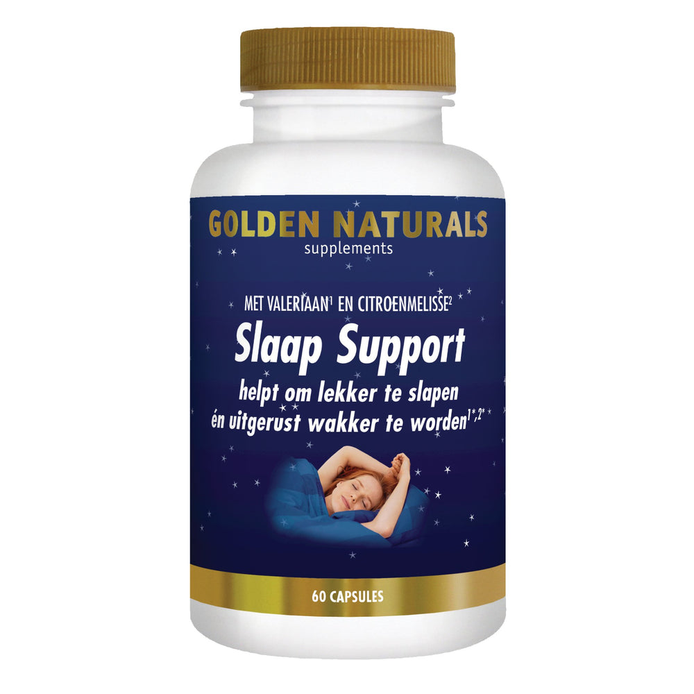 Slaap Support - 60 - veganistische capsules Supplement Golden Naturals   