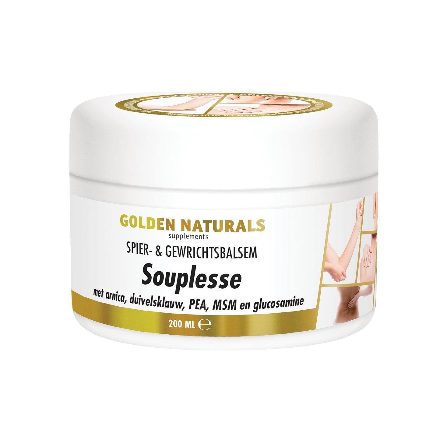 Souplesse Spier- & Gewrichtsbalsem - 200 - milliliter Supplement Golden Naturals   