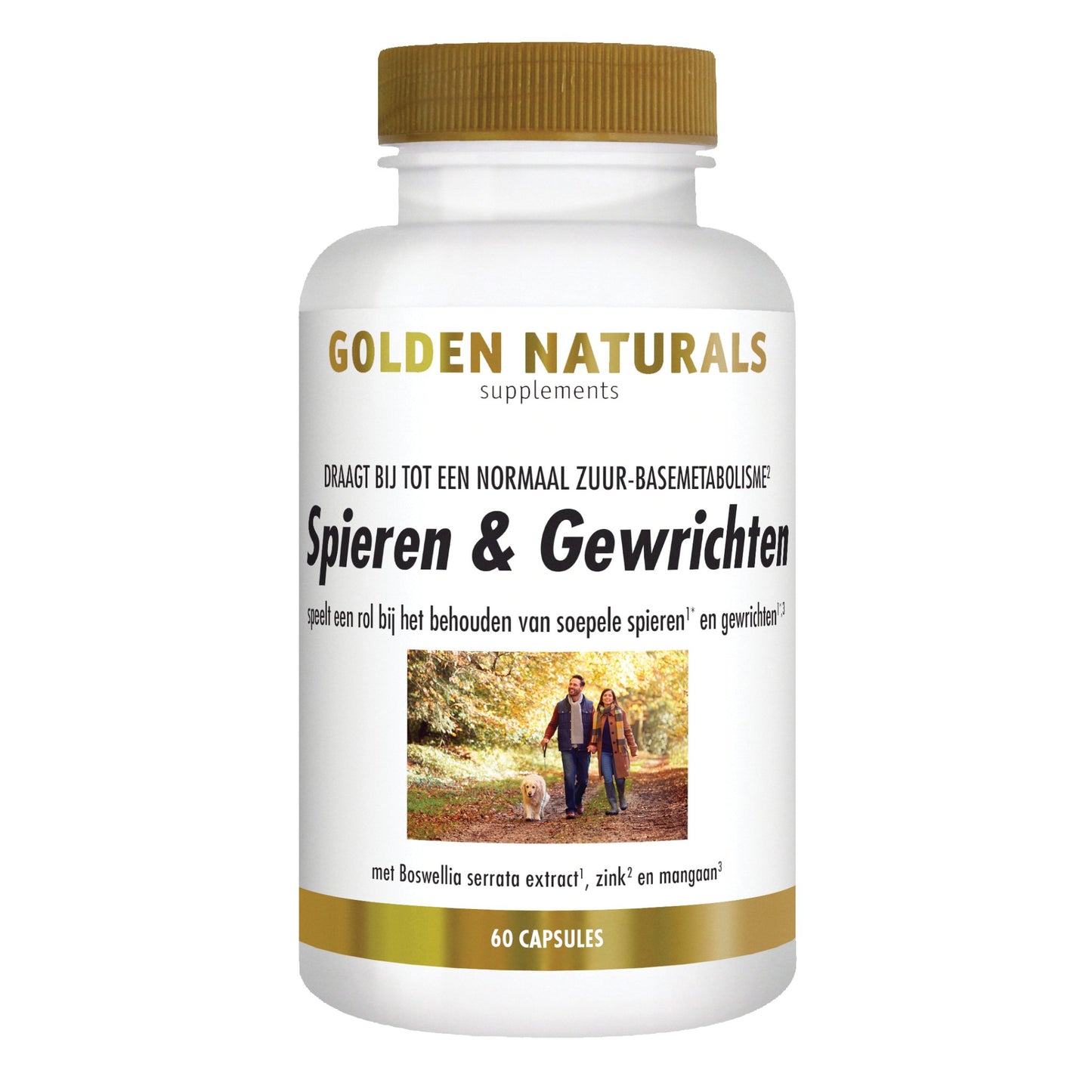 Spieren & Gewrichten - 60 - capsules Supplement Golden Naturals   