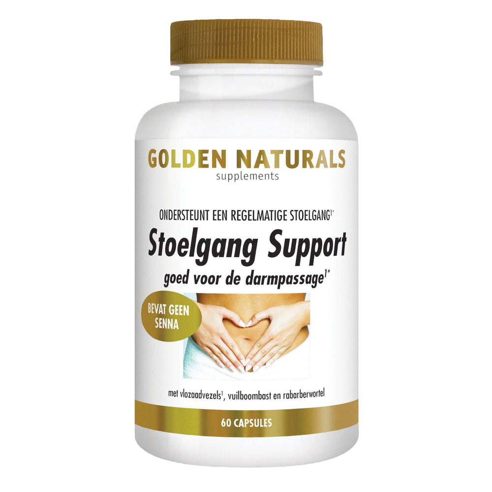 Stoelgang Support - 60 - veganistische capsules Supplement Golden Naturals   