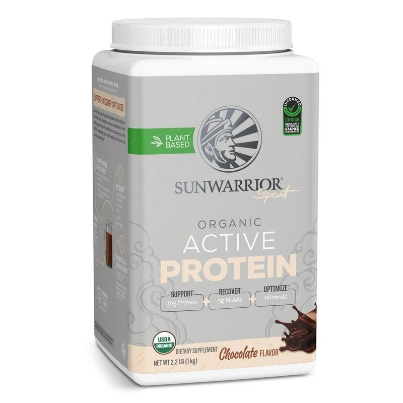 Sunwarrior Active Protein Chocolate 1 KG Sportvoeding Sunwarrior Default Title